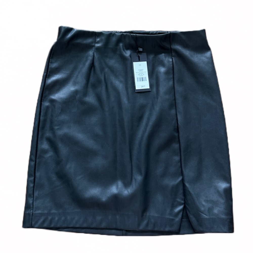 Leather Mini Skirt - Picture 3 of 8